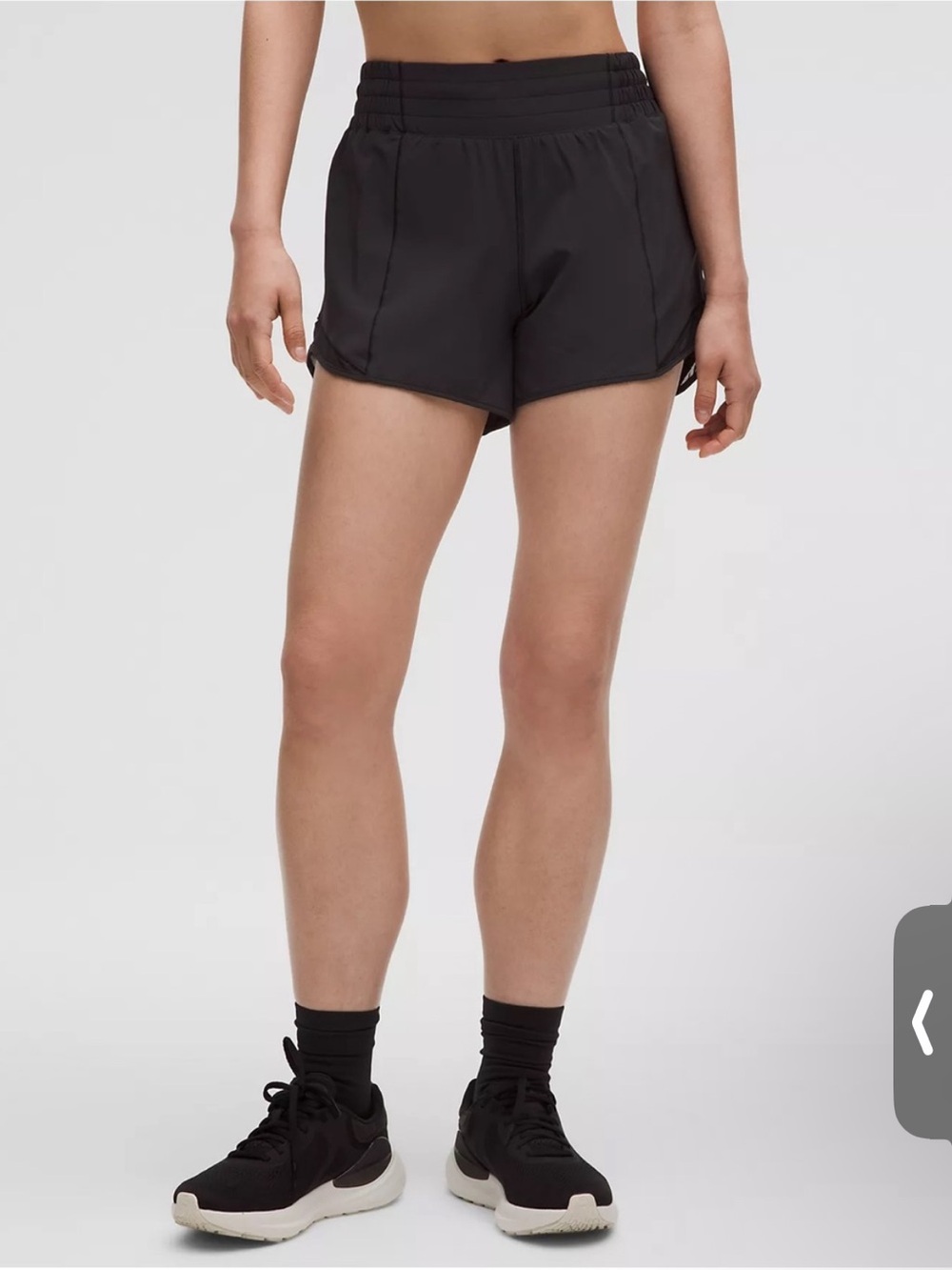 Lululemon Hotty Hot Short *High-Rise Long 4" Black (First Release) Size 2